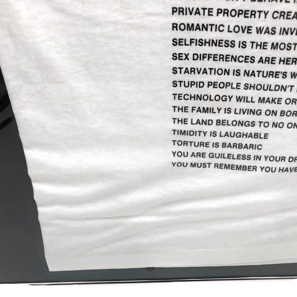 VTG Jenny Holzer Truisms T-Shirt Contemporary Art Size Large Framed in 1989 - Picture 7 of 16